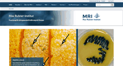 Desktop Screenshot of mri.bund.de