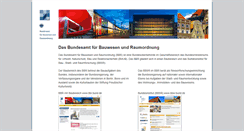 Desktop Screenshot of bbr.bund.de