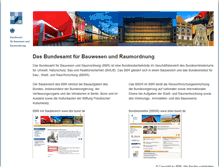 Tablet Screenshot of bbr.bund.de