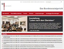 Tablet Screenshot of bsg.bund.de
