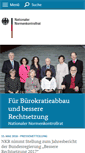 Mobile Screenshot of normenkontrollrat.bund.de