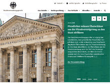 Tablet Screenshot of bundesverwaltungsgericht.bund.de